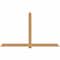 Ekena Millwork Eugene Smooth Timber Gable Bracket, Western Red Cedar, 108"W x 63"H x 1 1/2"D x 5 1/2"F, 14/12 Pitch GBW108X63X0206EUG00SWR - alternate 1